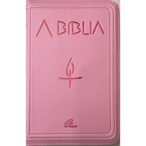 A Bíblia - Zíper Rosa