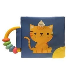Meu livro macio com chocalho e mordedor - Gato