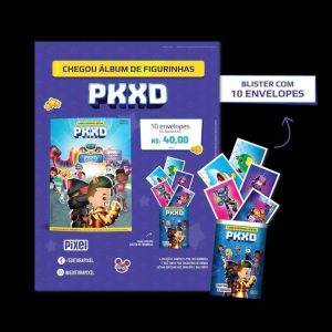 Kit de 10 Envelopes Com 50 Cromos do Livro Ilustrado Oficial PK XD