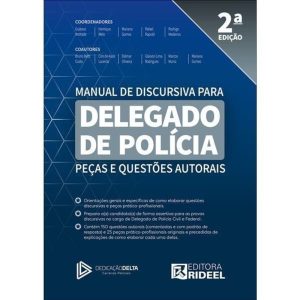 Manual de Discursiva Para Delegado de Policia - (02ED/25)