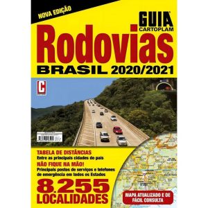 Guia Cartoplam - Mapa Rodovias Brasil- 08Ed/20