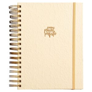 Meu Plano Perfeito, Planner Sem Data, Capa Creme | Planner 2026